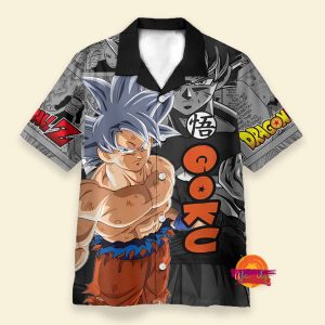 Custom Goku Ultra Instinct Dragon Ball Z Hawaiian Shirt 1