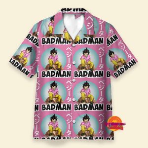 Custom Vegeta Badman Dragon Ball Z Hawaiian Shirt