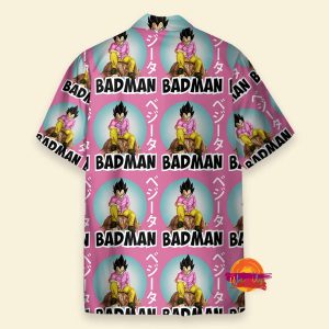 Custom Vegeta Badman Dragon Ball Z Hawaiian Shirt 2