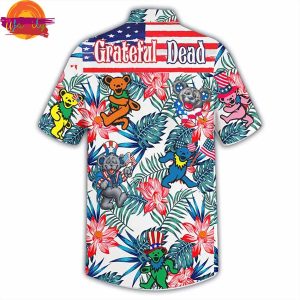 Grateful Dead 4th Of July Hawaiian Shirts 2