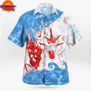 Gyarados Hawaiian Pokemon Shirt 3