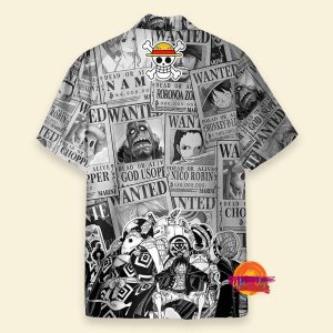 Personalized Aloha Strawhat One Piece Hawaiian shirt 2