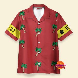 Personalized Franky Shirt Red One Piece Hawaiian Shirt