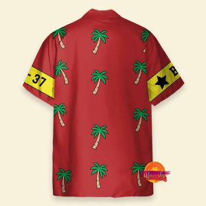 Personalized Franky Shirt Red One Piece Hawaiian Shirt
