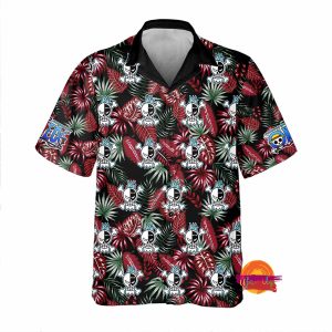 Personalized Franky Symbol One Piece Hawaiian Shirt 1