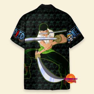 Personalized Roronoa Zoro Sword One Piece Hawaiian Shirt 2