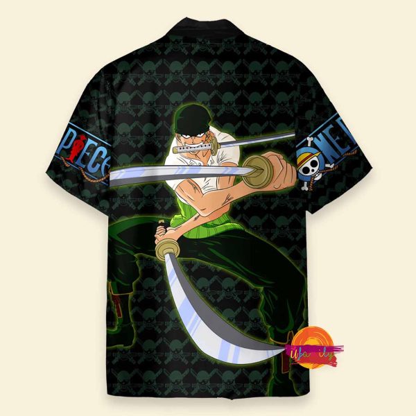 Personalized Roronoa Zoro Sword One Piece Hawaiian Shirt