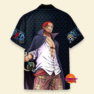 Personalized Shanks Fighter One Piece Hawaiian Shirt 2
