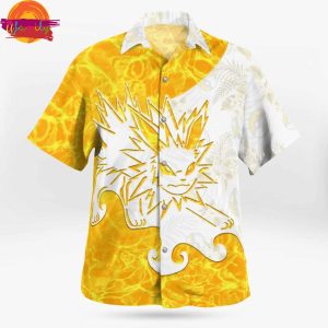 Pokemon Eevee Jolteon Hawaiian Shirt 2