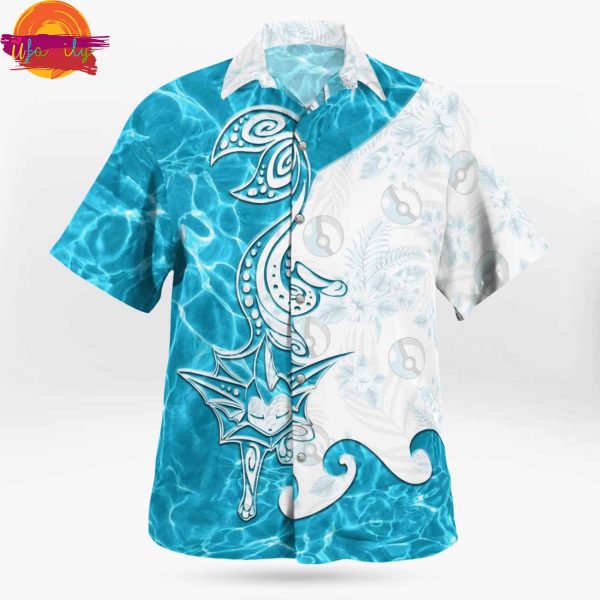 Pokemon Eevee Vaporeon Hawaiian Shirt