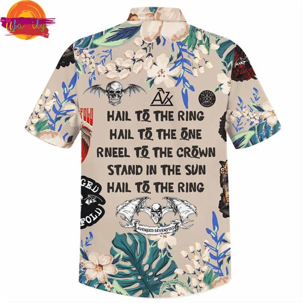 Avenged Sevenfold Hail To The King Hawaiian Shirt Style