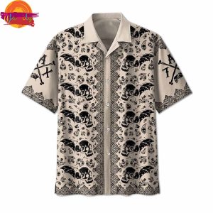 Avenged Sevenfold Light Brown Hawaiian Shirt