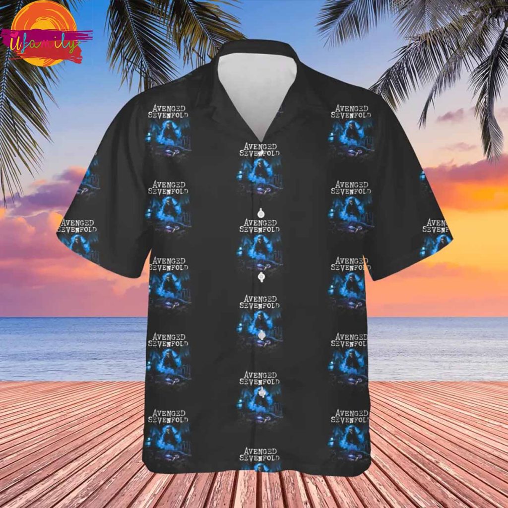 Avenged Sevenfold Pattern Hawaiian Shirt Style