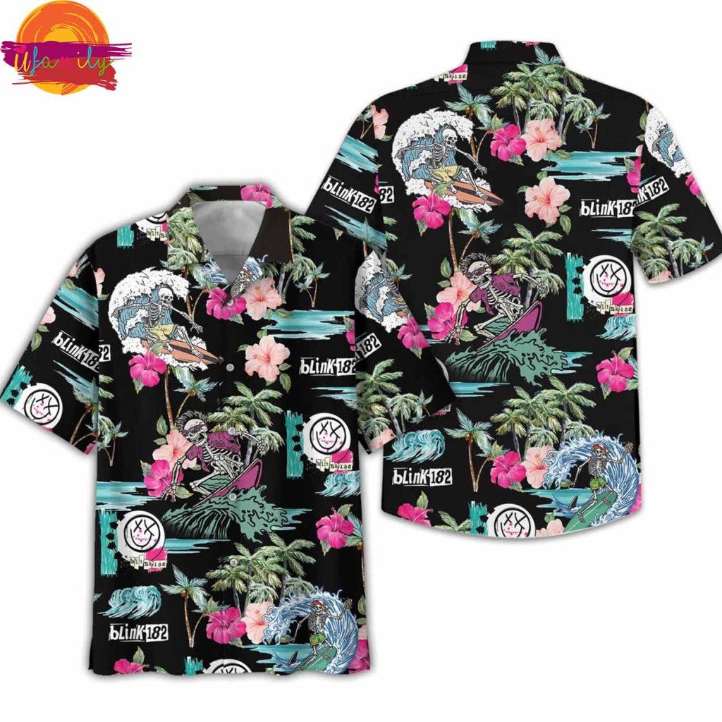 Blink-182 Tropical Hawaiian Shirt
