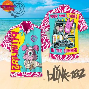 Blink 182 Your Smile Fades In The Summer Hawaiian Shirt 1