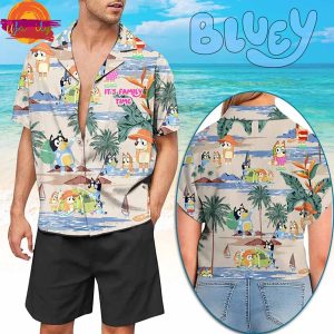 Bluey Family Hawaiian Shirt 1