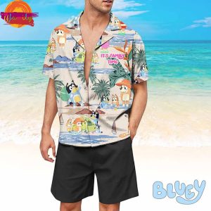 Bluey Family Hawaiian Shirt 2
