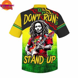 Bob Marley Get Up Stand Up Hawaiian Shirt 2