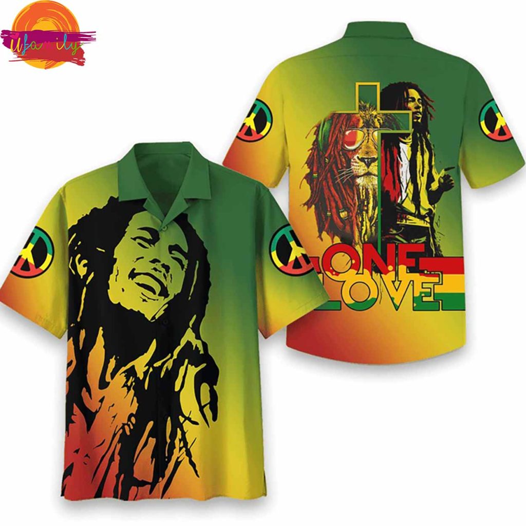 Bob Marley One Love Hawaiian Shirt For Fans