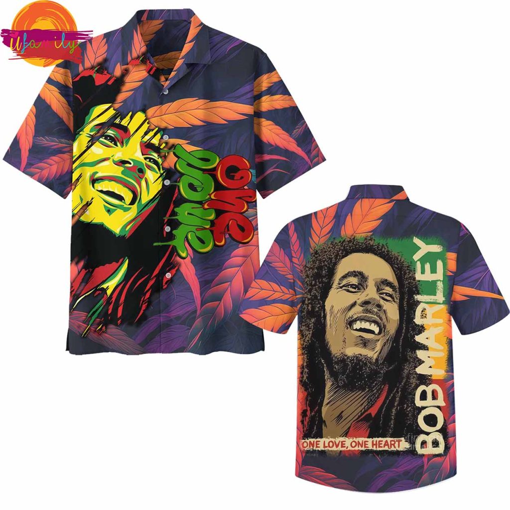 Bob Marley One Love One Heart Hawaiian Shirt For Fans
