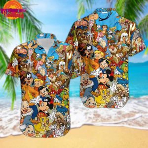 Cartoon Characters Limited Edition Button-Up Hawaiian Shirt