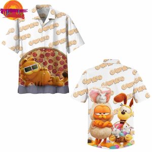 Cartoon Garfield Easter Hawaiian Shirt 1