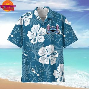 Cartoon Stitch Aloha Hawaiian Shirt 3