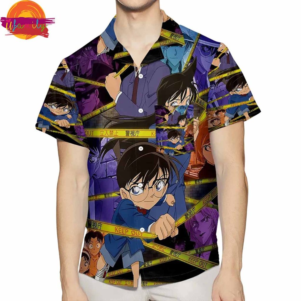 Characters 3D Famous Detective Conan Hawaiian Shirt