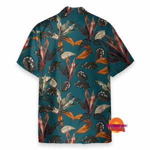 Cow Floral Tropical Funny Button Up Hawaiian Shirt 2