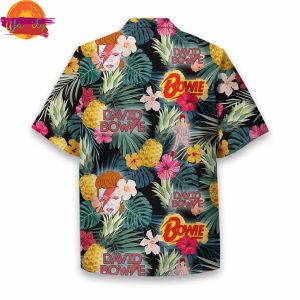 David Bowie Tropical Pineapple Hawaiian Shirt 3