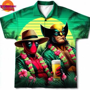 Deadpool And Wolverine Hot Summer Hawaiian Shirt