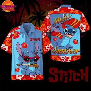 Disney Stitch Aloha Summer Hawaiian Shirt