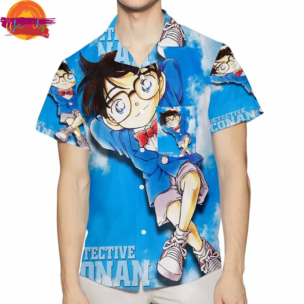 Edogawa Conan 3D All Over Print Summer Beach Hawaiian Shirt