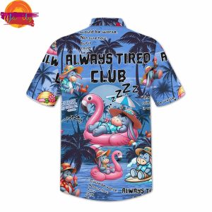 Eeyore Always Tired Club Winnie The Pooh Hawaiian Shirt 3