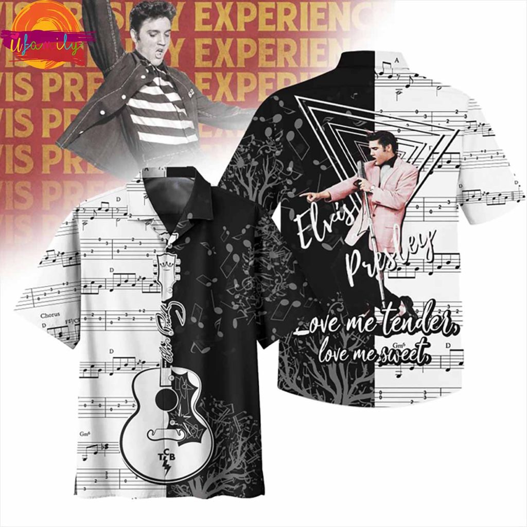 Elvis Presley Love Me Tender Hawaiian Shirt