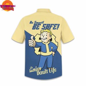 Fallout Be Smart Be Safe Enjoy Vault Life Nuka Cola Hawaiian Shirts 3