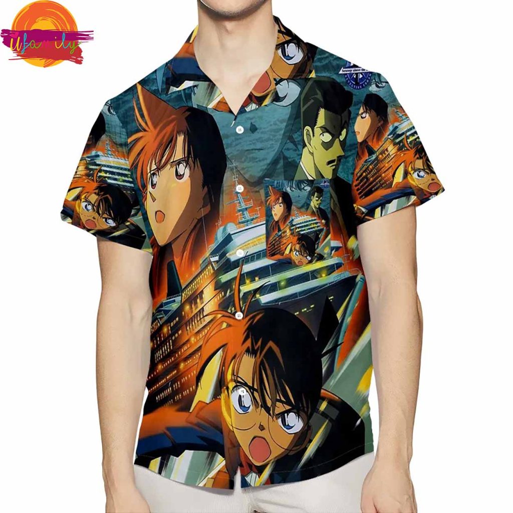 Famous Detective Conan Above The Depths 3D All Over Print Summer Beach Hawaiian Shirt