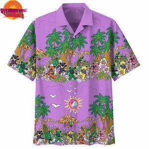 Grateful Dead Dancing Hawaiian Shirt 1