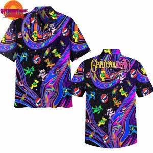 Grateful Dead Universe Colorful Hawaiian Shirt 1