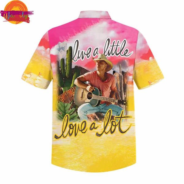 Kenny Chesney Live A Little Hawaiian Shirt