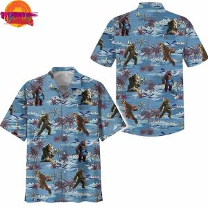 King Kong Pattern Hawaiian Shirt