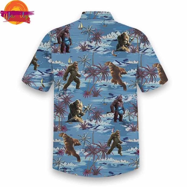 King Kong Pattern Hawaiian Shirt