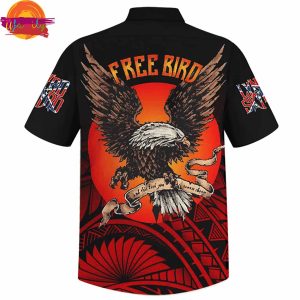 Lynyrd Skynyrd Free Bird Eagle Hawaiian Shirt 3