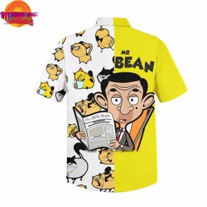 Mr Bean Pattern Hawaiian Shirt 3