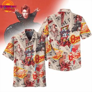 Music David Bowie Hawaiian Shirt