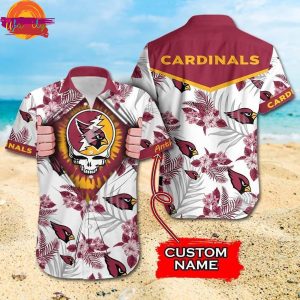 NFL Arizona Cardinals Grateful Dead Hawaiian Shirt