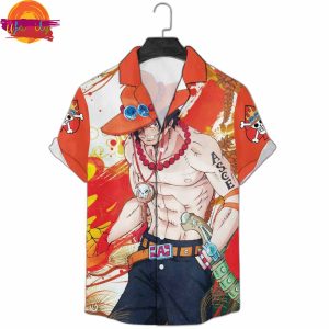 One Piece Ace Hawaiian Shirt For Fans
