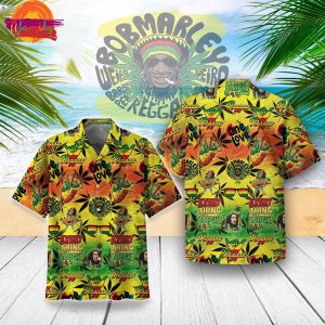 Premium Bob Marley The King Of Reggae Hawaiian Shirt 1