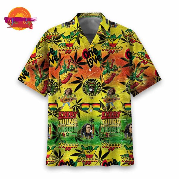 Premium Bob Marley The King Of Reggae Hawaiian Shirt