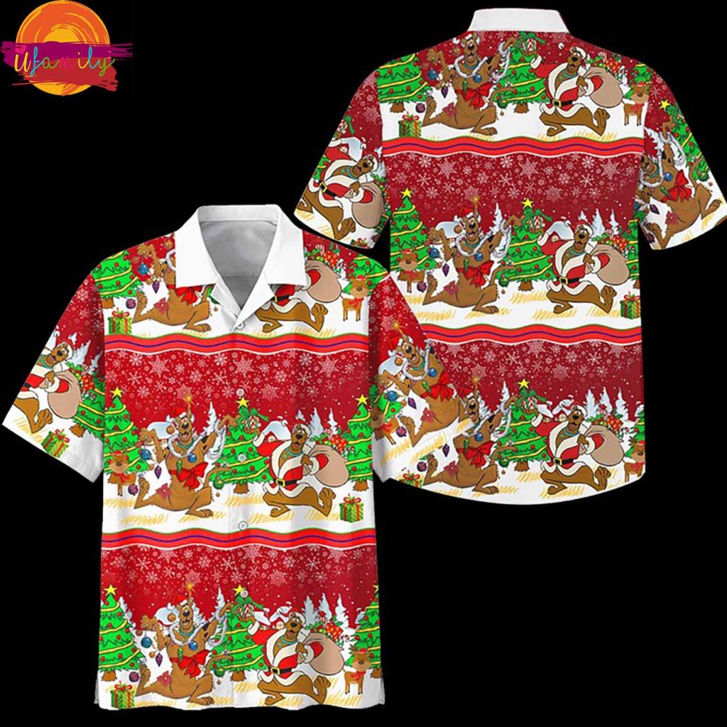 Scooby Doo Christmas Hawaiian Shirt